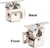 Xiaomi 24pcs Antique Copper Furniture Door Stopper, Cabinet Roller Latch Twin Double Catch with Striker, Includes Free Screws