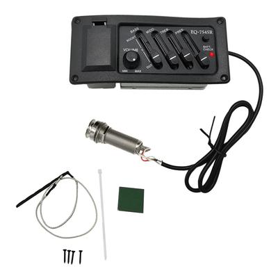 Pickup per Chitarra Box Equalizzatore a 4 Bande Parti Acustiche Folk Classiche Accessori Strumenti