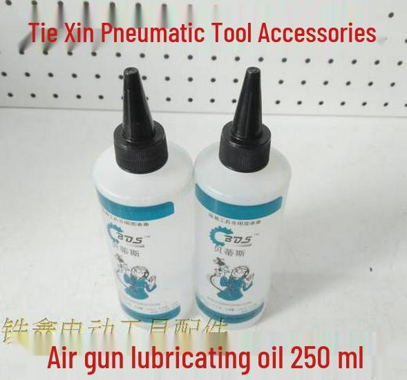 

Pneumatic Tool Lubricating Oil 250ml - Nail Gun & Air Hammer Oil | Item No. 010208