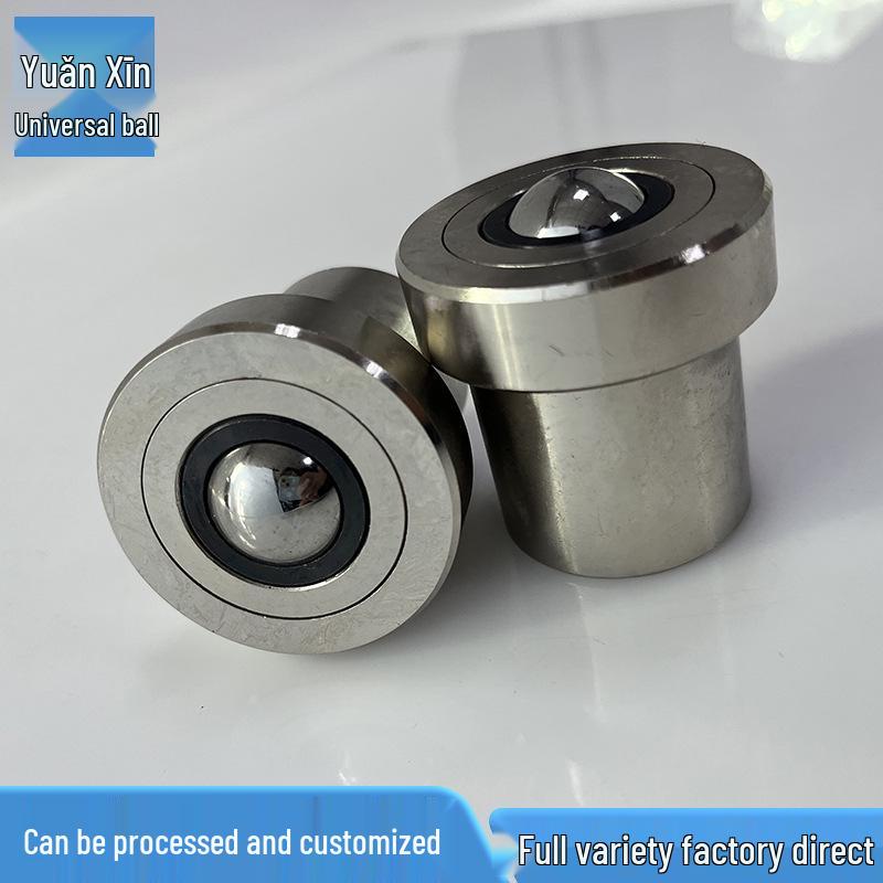 Bullseye KSF Cylindrical Ball Caster with Steel Conveyor Ball