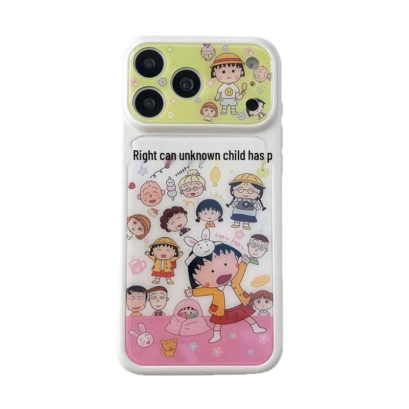 Chibi Maruko-chan & Shin-chan iPhone 17/16 Pro Max & 15 Pro Case for Women