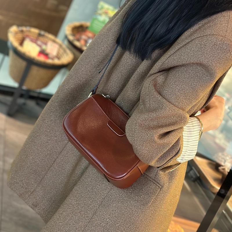 Real Cow Leather Ladies Crossbody Bag 2026 New Women's High Quality Handbag Small Commuter Luxury Shoulder Bag Easy To Match