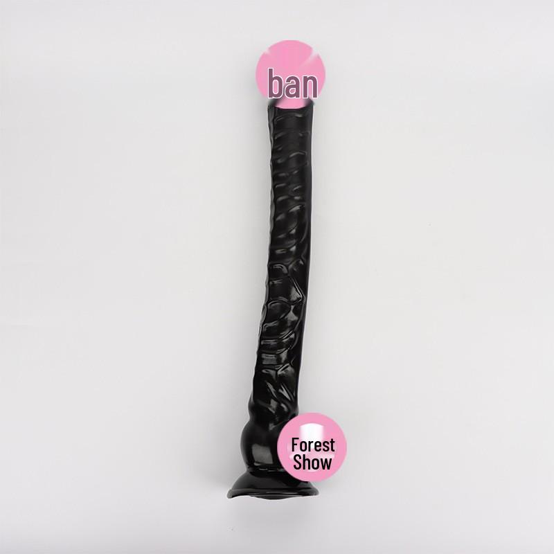 40cm Realistischer Saugnapf Dildo Massager, 4,6cm Dick, Erotisches Spielzeug für Erwachsene