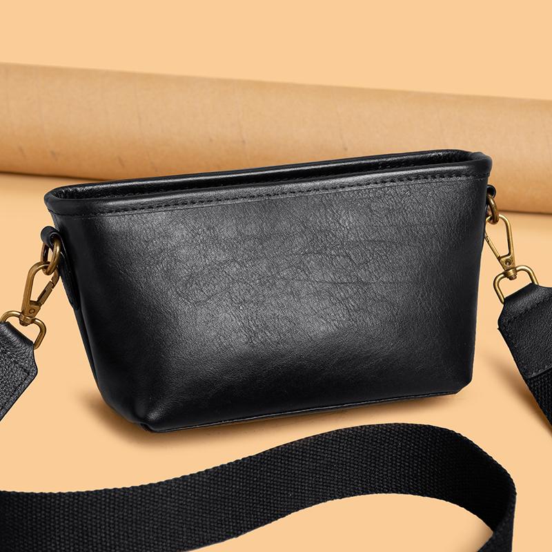 Luxury leather messenger bags for women  high quality bags and purses  feminine shoulder crossbody shopper bag