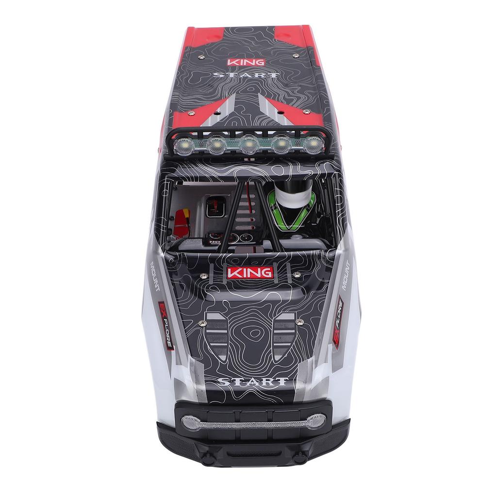 RC Car Shell Impact Resistant Lightweight Rubber Red Remote Control Car Body Shell Replacement for W