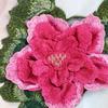 Peony Embroidery Patch Floral Embroidery Floral Applique Fashion Elegant Sewing Accessories