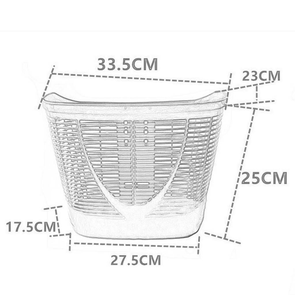 Support de panier avant de vélo Design rétro Porte-panier multifonction Panier de cyclisme pour