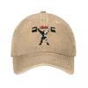 Fitness CBUM Baseball Cap Vintage Distressed Denim Thavage Muscular Gym Snapback Cap Unisex Outdoor All Seasons Travel Hats Cap