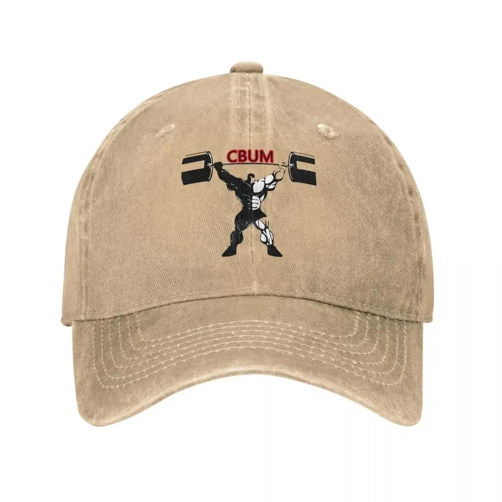 Fitness CBUM Baseball Cap Vintage Distressed Denim Thavage Muscular Gym Snapback Cap Unisex Outdoor All Seasons Travel Hats Cap