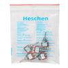 Heschen Mini Toggle Switch, MTS-223, (ON)-Off-(ON) Momentary Type, DPDT, 6 Pin, 2A 250V, 6A 125V, Pack of 5