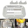 1 Set Aluminum Alloy Battery Relocation Tray Hold Down Mount Bracket For Optima Battery Top 34 34/78 D34 D34/78 34M