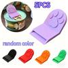 5pcs Non-Slip Can Opener Set – Ergonomic Handle Protects Nails, Opens Cans & Beverage Cans, Easy-Clean Plastic, Multiple Colors