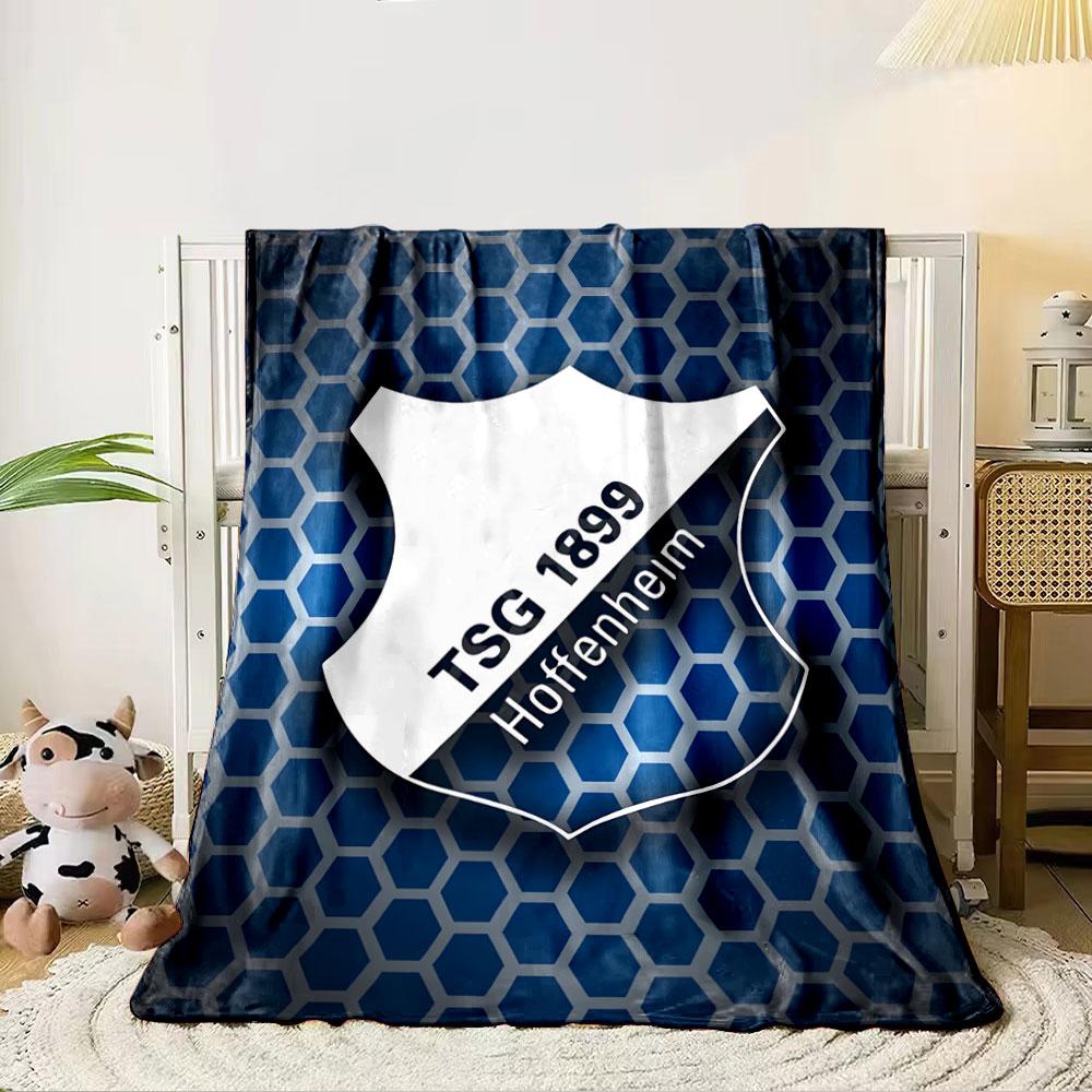 TSG 1899 Hoffenheim Logo Decke für alle Jahreszeiten Decke Mittagspause Überwurf Geschenk