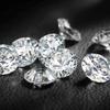 Diamanter Slibning Rund D Farve CVD 1 MM 99 Stykker PARTI Syntetisk Moissanit Løs
