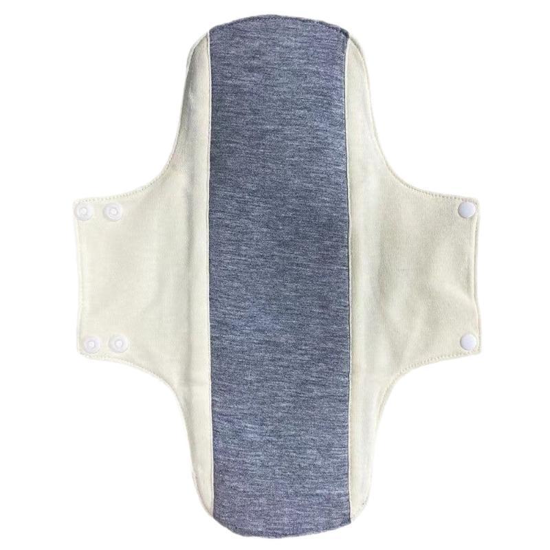 4Pcs Leakproof Washable Cotton Sanitary Pads Graphene Antibacterial Breathable Reusable Pads for Daily Use