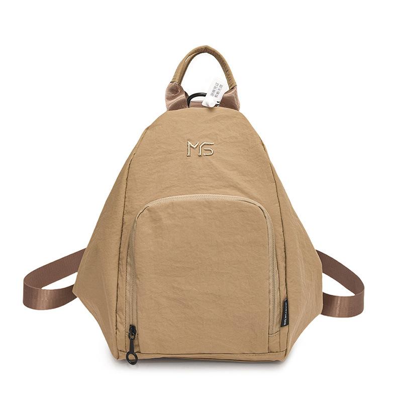 New Casual Lazy Wind Large Capacity Nylon Satchel Korean Version Women's Daily Multi-purpose Shoulder Backpack