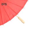 20/30/40/60/85CM Colorful Paper Umbrella Chinese Style DIY Crafts Decorative Oil-paper Painting Umbrella Bamboo Handle Oriental Parasol Party Favors