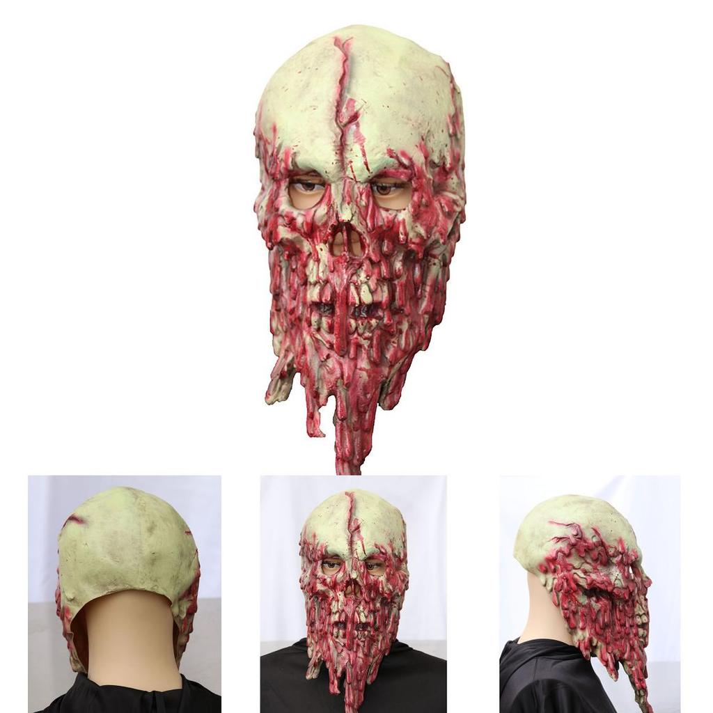 Halloween Spukhaus Latex Zombie Maske Für Cosplay Und Erschreck-Streiche
