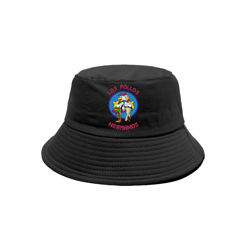 Los Pollos HerUnisexos Bucket Hats New Outdoor Cotton Panama Hat Summer Cool Sun Caps Bob Hat