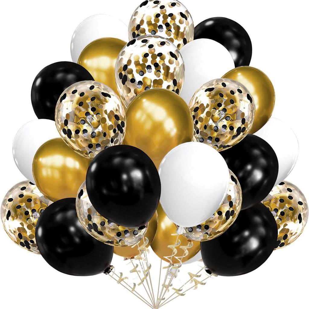 30-Piece Matte Balloon Set for Birthdays and Weddings, Vacuum-Packable