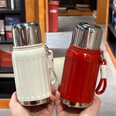 450ml Celebrity Insulated Bottle with High Aesthetic Value 316 Inner Container Handle Thermos Bottle Cold Coffee Tea Cup