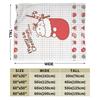 Merry Christmas M-Molangs Blanket Flannel Decoration Breathable Super Warm Throw Blanket for Bed Outdoor Plush Thin Quilt