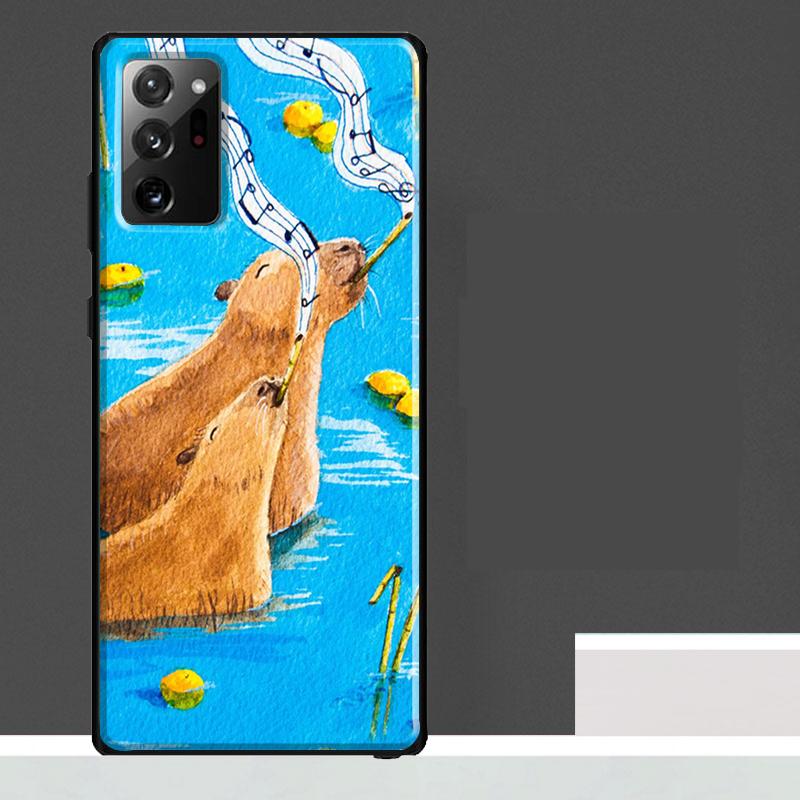 

Capybara Spa Case For Samsung Galaxy S23 S24 S25 Ultra S9 S10 S20 S21 S22 Plus S23 FE S25 FE Phone Cover Galaxy S23 FE