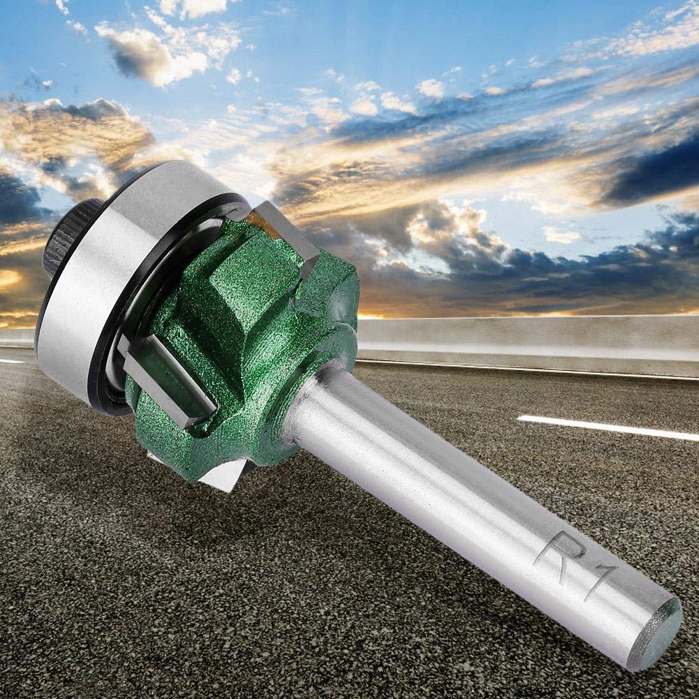 

R1/R2/R3 Фреза для деревообработки 4 зуба Фреза для обрезки Кромочный фрезер Фреза Твердосплавная для обрезки после кромкования(1/4 R1)