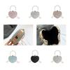 Trendy And Stylish Small Bag With Unique Lock Buckle 2023 Summer Fashion Chain Shoulder Crossbody Bag Gold Silver Pink Blue)