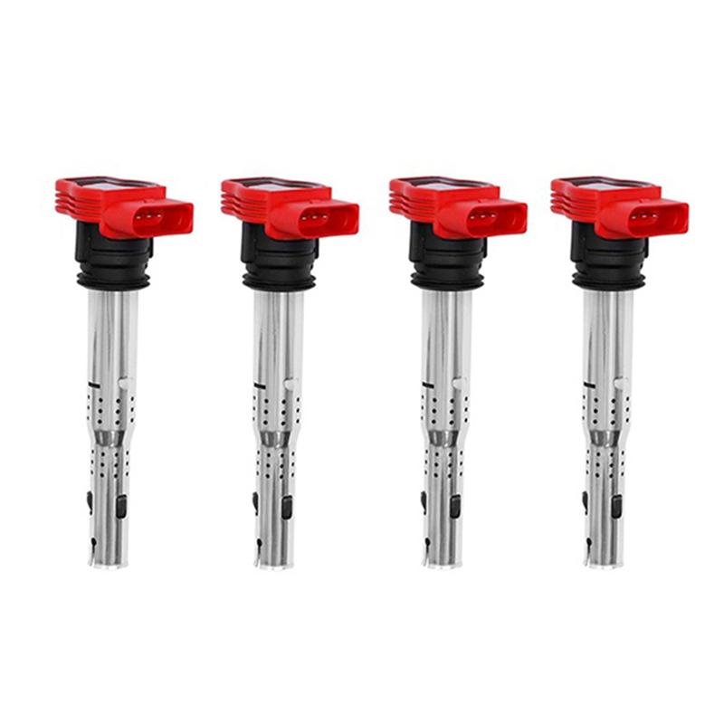 For A4 A5 R8 VW Golf GTI 4X Ignition Coil Pack 06E905115E 06E905115A 06E905115E For 2.0T FSI Engine