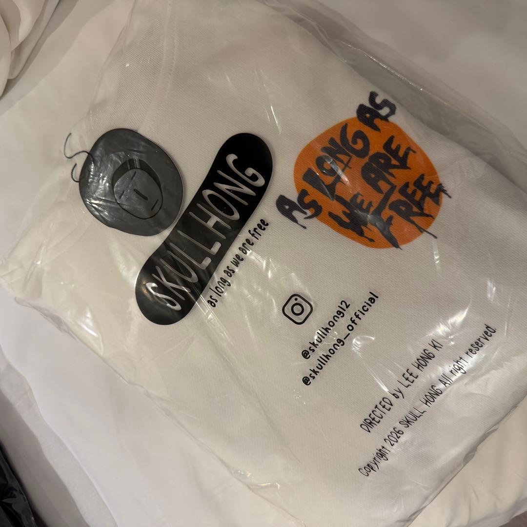 

[USED] FTISLAND Hongki - Skullhong Hoodie (White)