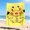1pc Pikachu Outdoor Flannel Blanket Gift For Boys Girls Adults, Family Friends