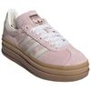 adidas Originals Gazelle Bold Klassische Bequeme Sneaker Damen Sneaker Rosa Weiß IH4209