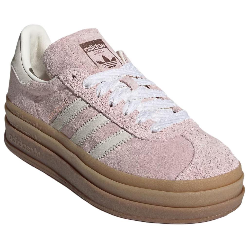 adidas Originals Gazelle Bold Klassische Bequeme Sneaker Damen Sneaker Rosa Weiß IH4209