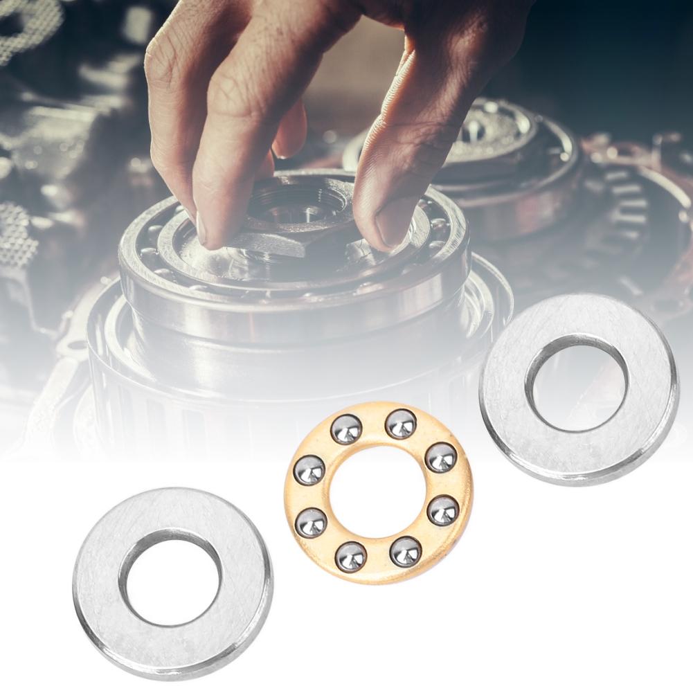 10pcs Thrust   Bearing Miniature High   Flat Steel Bearings Set (F2.5-6M 2.5x6x3mm)