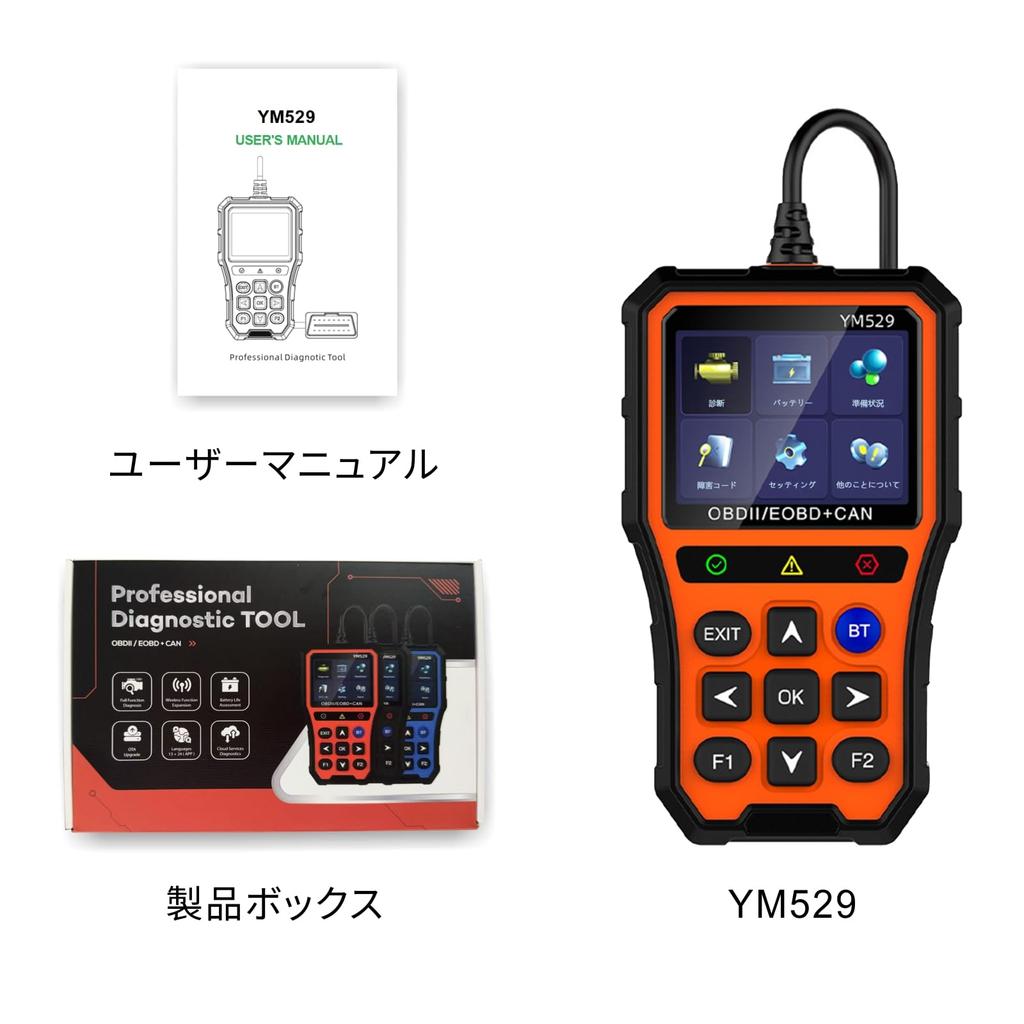 Panlong OBD2 Diagnostic Device, Reads and Erases Fault Codes, Analyzes
