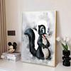 Disney Diamond Painting Bambi and Flowers Watercolor Art Painting Cartoon Diamond Painting Full Diamond Cross Stitch DIY Gift Home Decoration