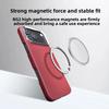 True Aramid Carbon Fiber Pattern Business Phone Case For IPhone 17 Pro Max Air Enhanced For MagSafe Ring Holder Protective Cover