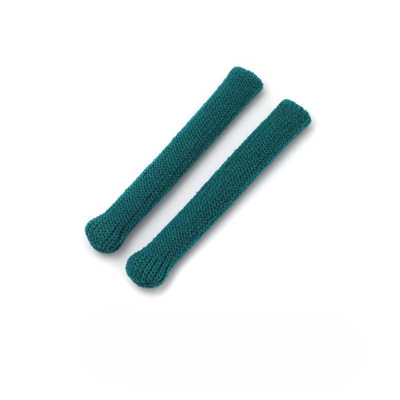 

4pcs upgraded winter soft eyeglass ear pads, anti-slip knitted eyeglass clips, comfortable eyeglass cases, eyeglass ear pads