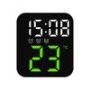 LED Digital Alarm Clock Electronic Digital Alarm Clock Screen Desktop Clock For Home Office Backlight Temperature Display