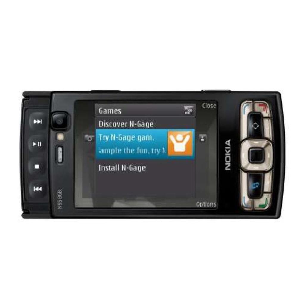 Odnowiona Nokia N95 8GB Oryginalna Odblokowana 3G GSM 5MP Wifi GPS Slider Czarna Telefon Komórkowy