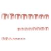 Coating flash hot-selling nude solid color foot nail wearable foot nail piece popular foot nail piece in Europe and America