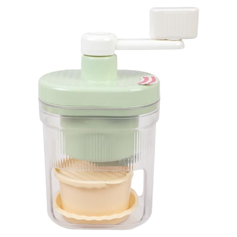 

Hand Cranks Snow Cone Machine Delicate Ice Crusher Practical Kitchen Tool For Shaved Ice Dessert And Beverages 1