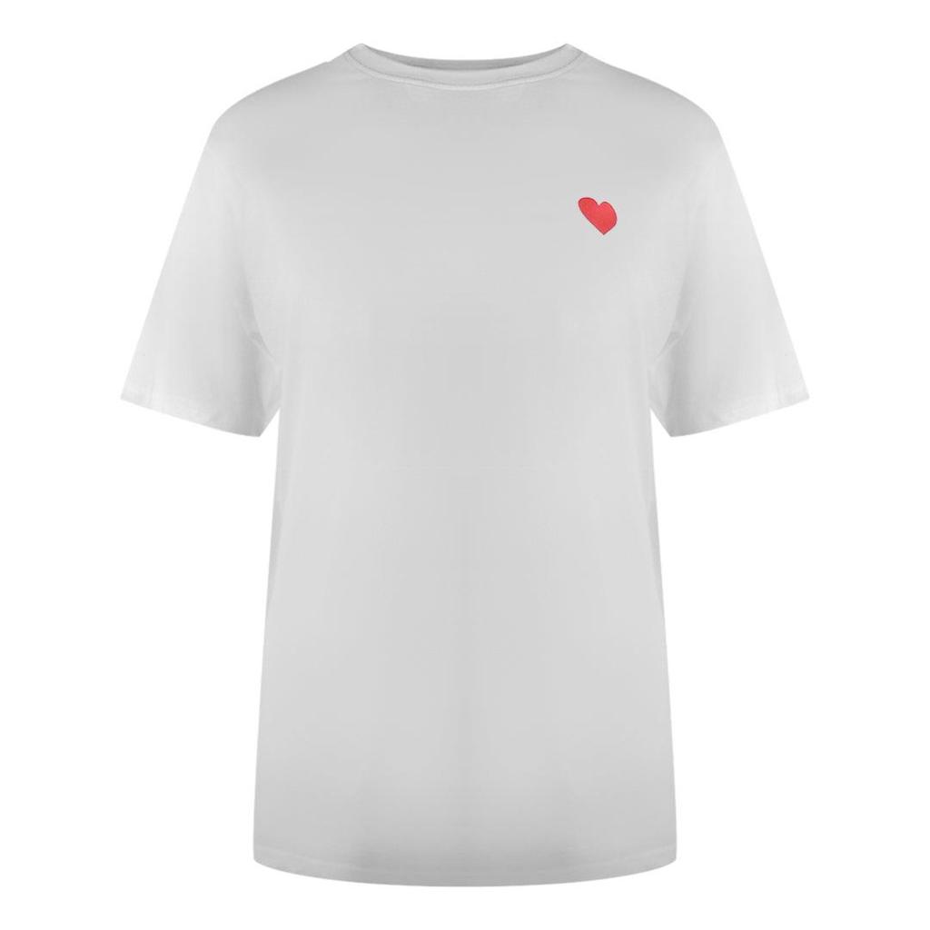 Love Moschino Unisex Adult Heart Logo T-Shirt