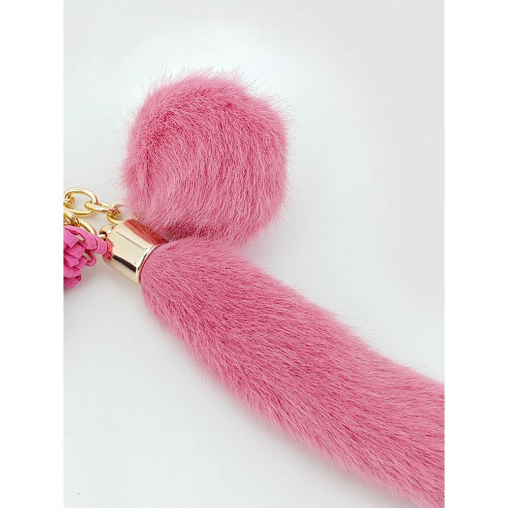LALA Fur Charm - Růžový