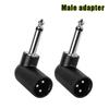 XLR to 6.35mm Audio Adapter Right Angle for Superior Sound Quality Professional Use