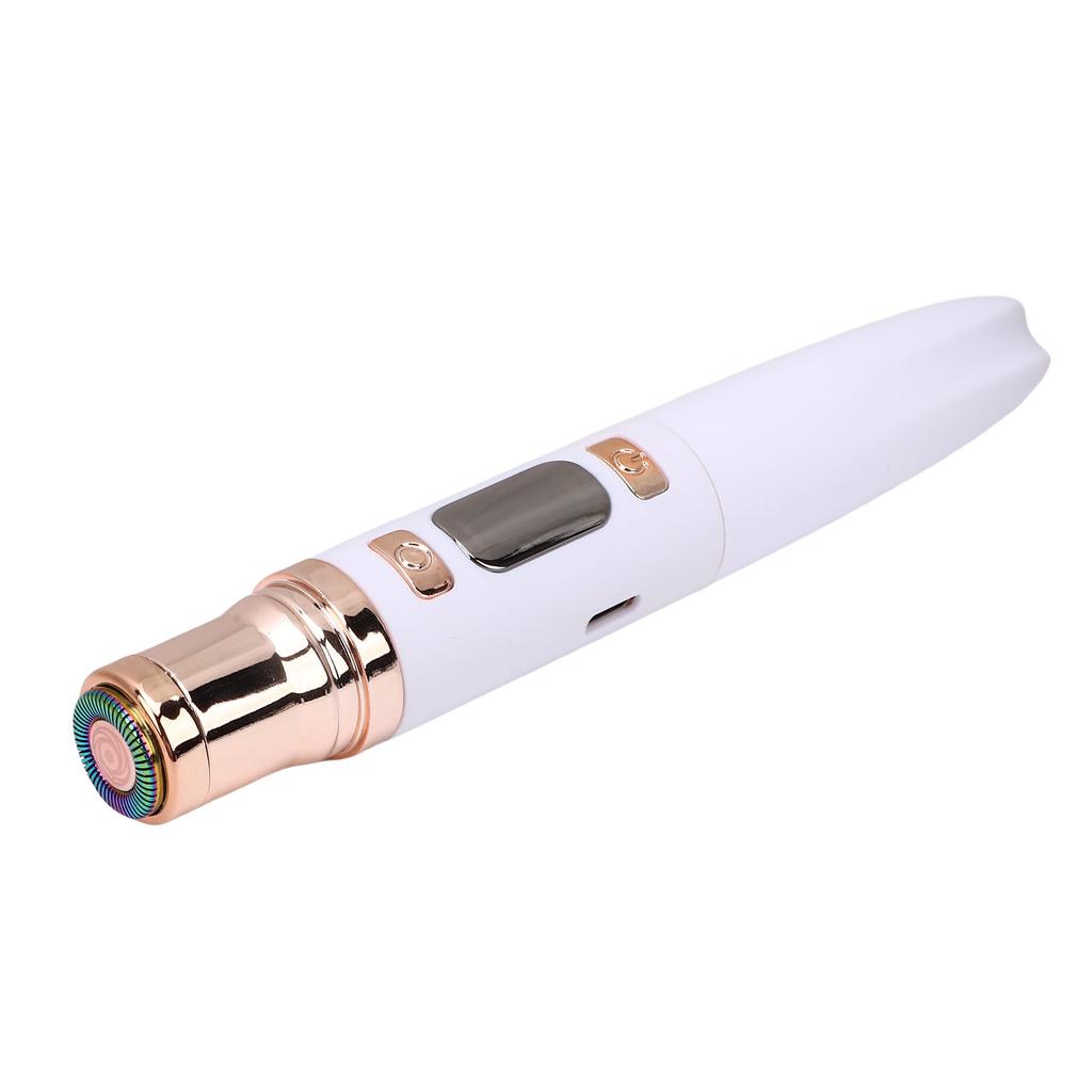 Heated Eyelash and Eyebrow Nose Trimm 3 In 1 USB Rechargeable Lash White