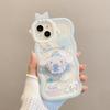 Applicable To Apple 14 Wave Monster Bracelet Mobile Case IPhone 15 Yugui Dog 13 Stand Protection Case New Model