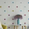 10pcs Foam 3D Roof Stickers Self-adhesive Ceiling Decorative Panels Waterproof Wallpaper Living Room Bedroom Home Decoration