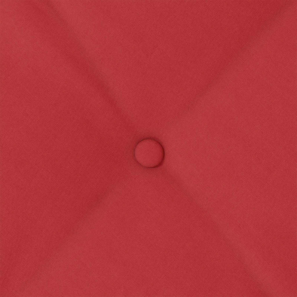 Back Cushion Red 160 X 19 X 50 Cm Fabric